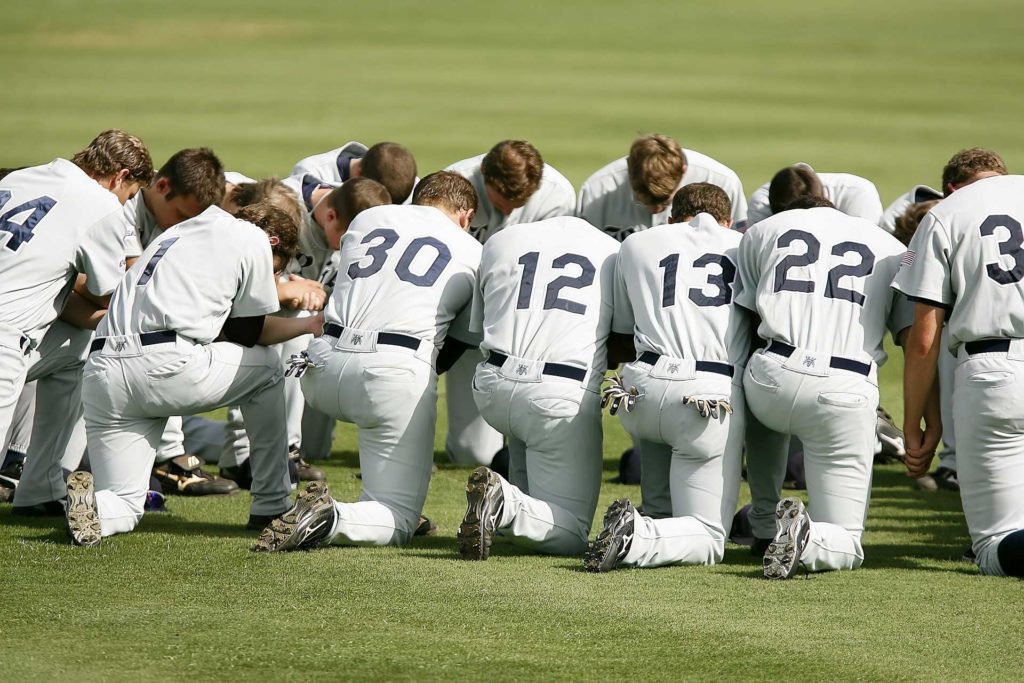 team on the field