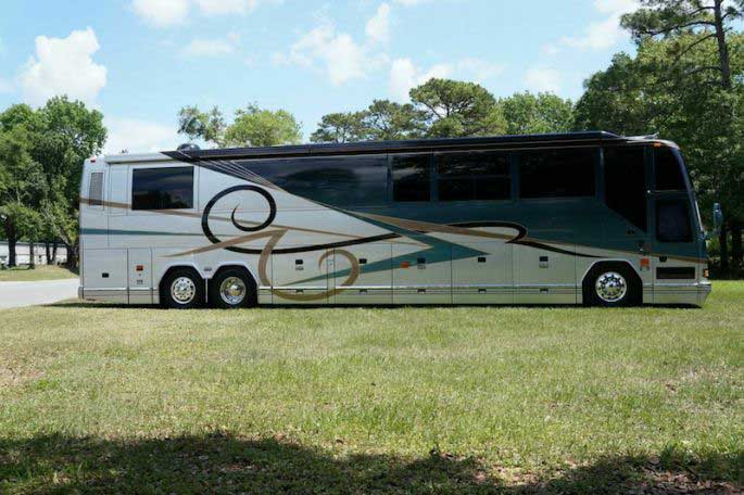 exterior view of the executive coach